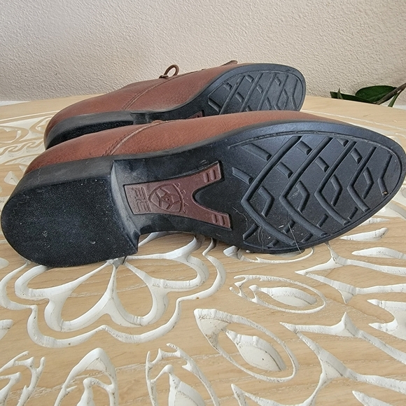 Ariat Oxford Leather Lace Up Sz 6.5 - Picture 6 of 9
